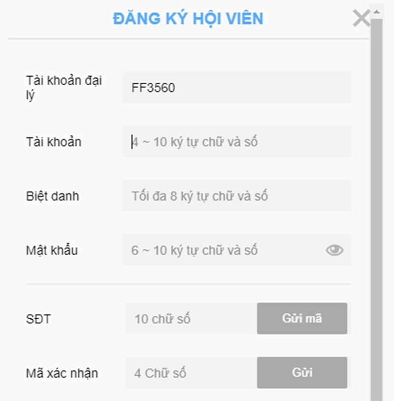 Đăng ký KU888