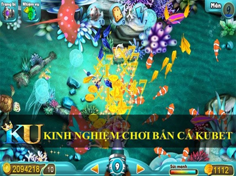 Chia sẻ kinh nghiệm chơi Bắn cá tại cổng game KU888